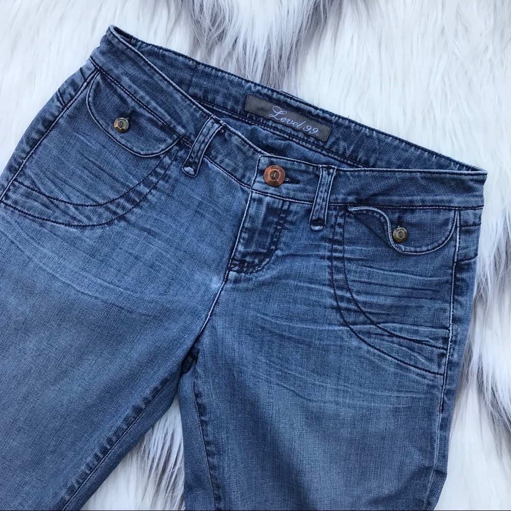 Level99 Wide Leg Jeans View 3